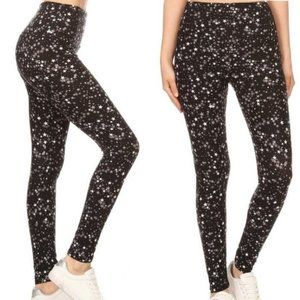 (NEW) Yoga 5" Waistband Leggings Stars
